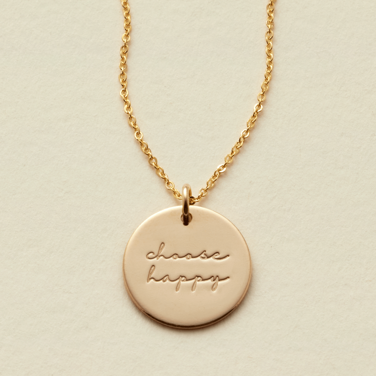 Pause Collection Disc Necklace