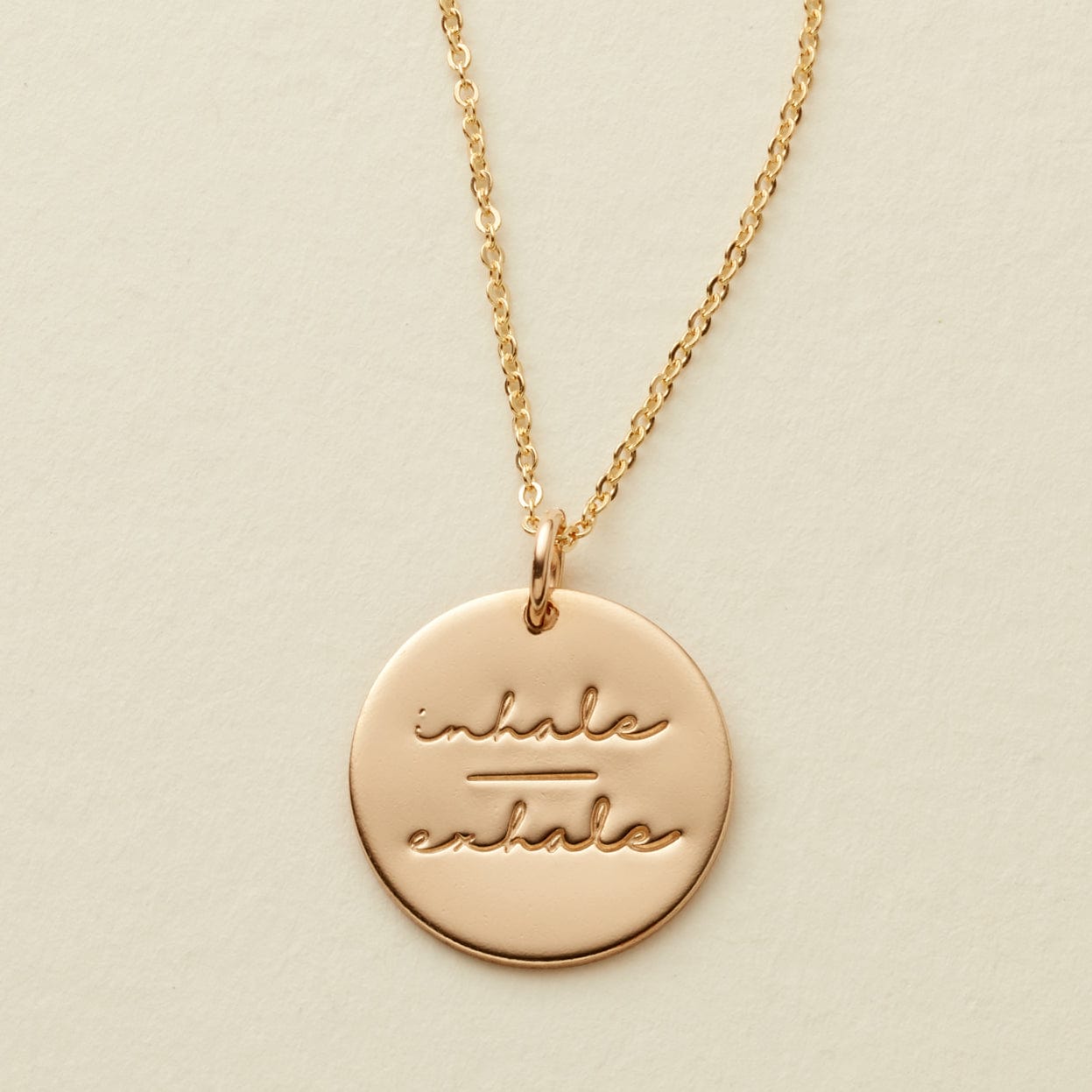 Pause Collection Disc Necklace