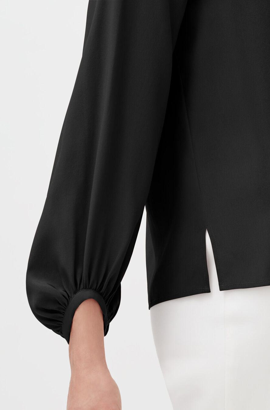 Silk Bow Blouse