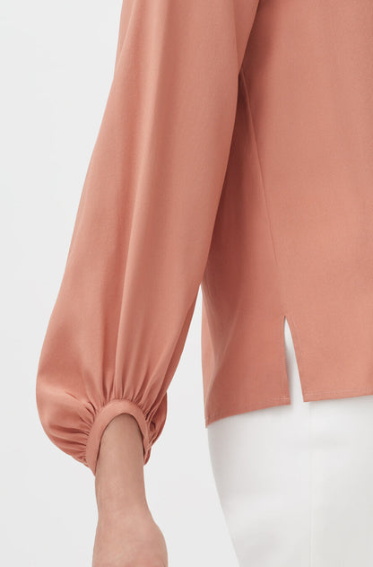 Silk Bow Blouse