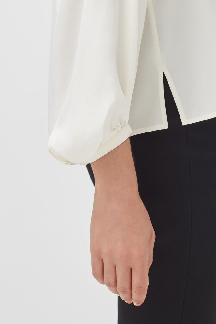 Silk Bow Blouse