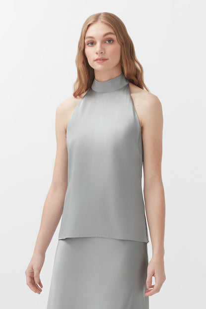 Charmeuse Halter Top