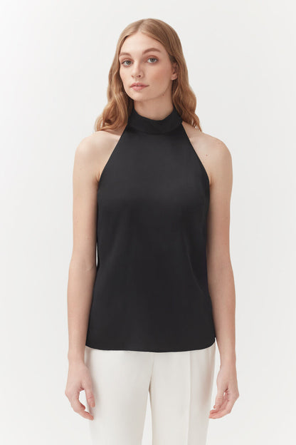 Charmeuse Halter Top