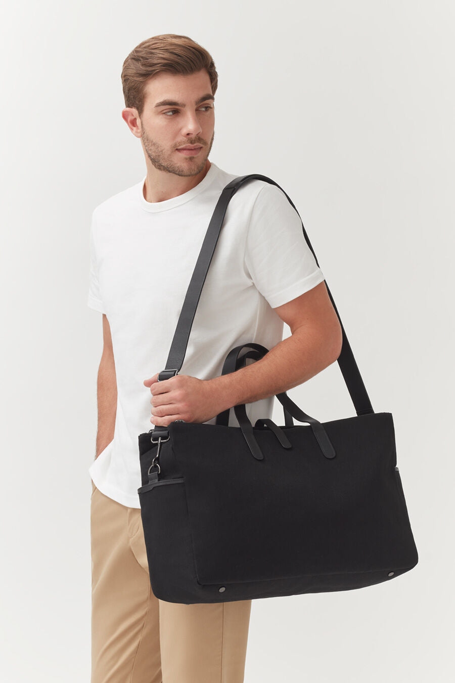 Mens Triple Zipper Weekender