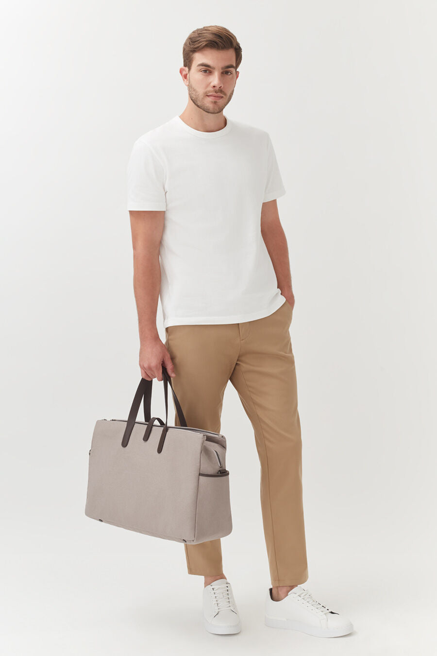 Mens Triple Zipper Weekender