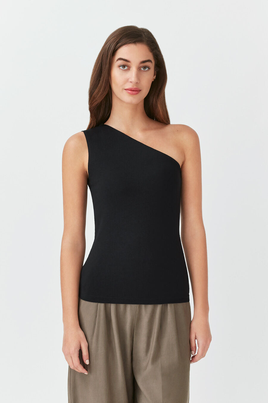 Slim One Shoulder Top (Earlier Version)
