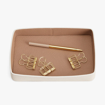 Leather Organizer Tray