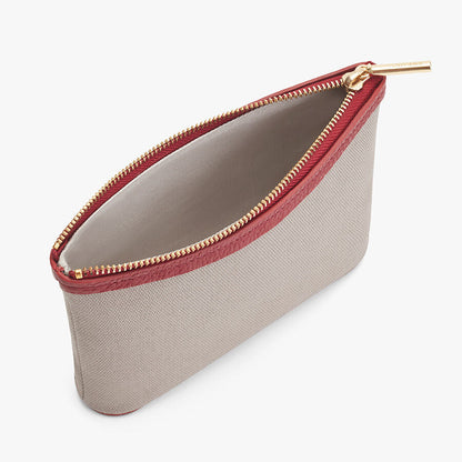 Mini Canvas Zipper Pouch