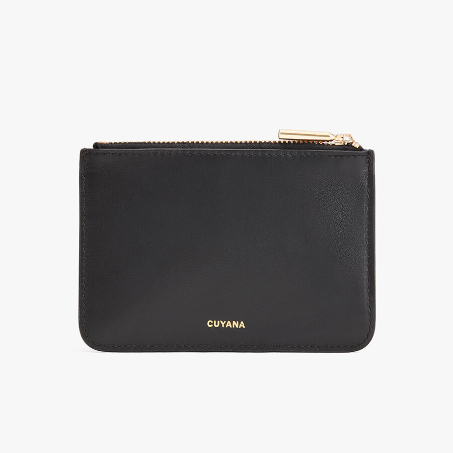 Zero Waste Slim Leather Pouch