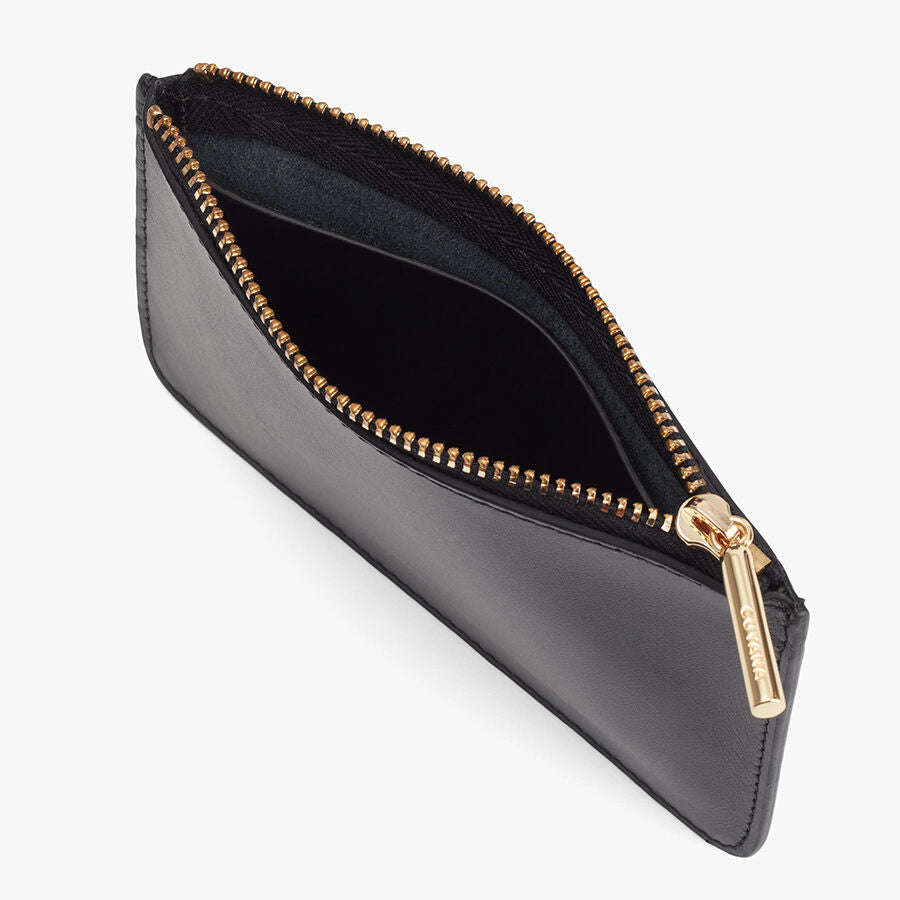 Zero Waste Slim Leather Pouch