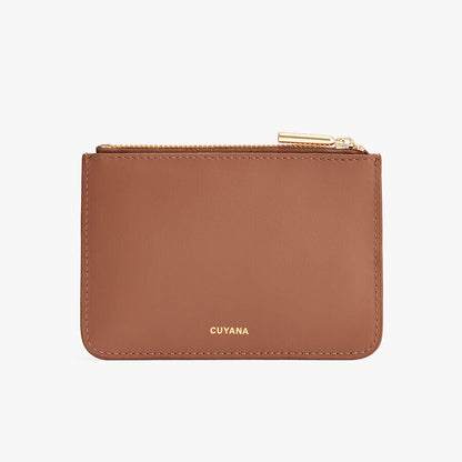 Zero Waste Slim Leather Pouch