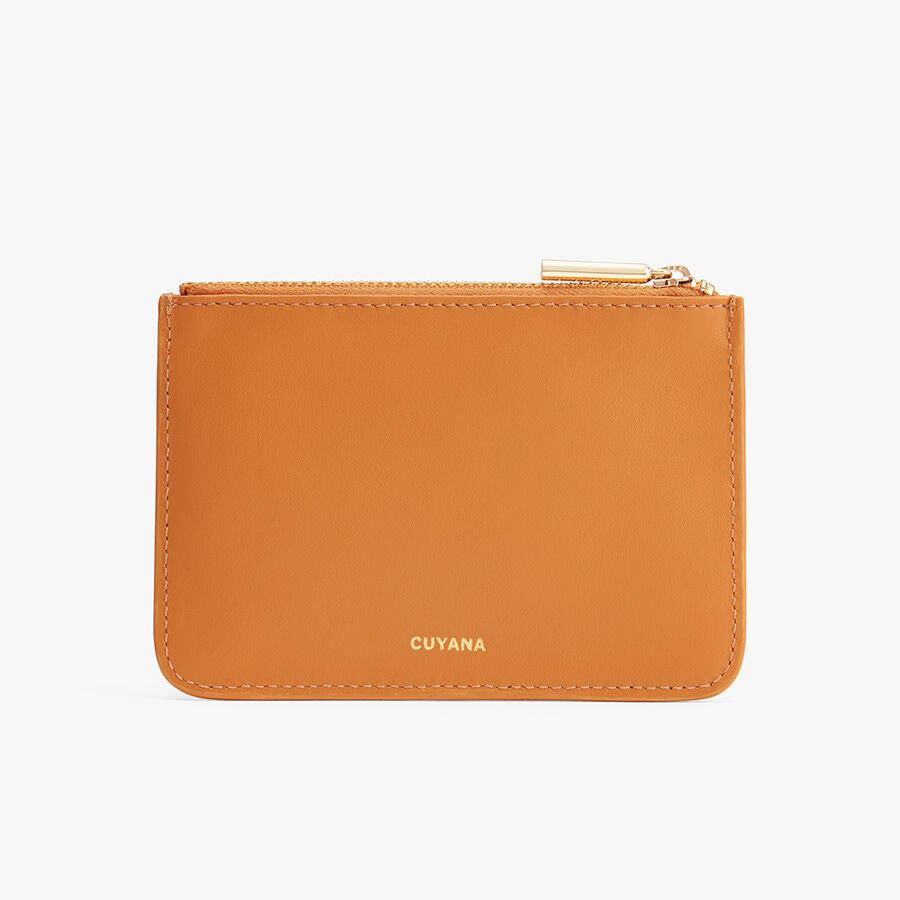 Zero Waste Slim Leather Pouch