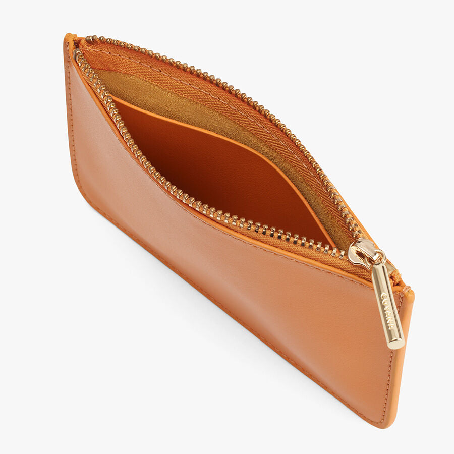 Zero Waste Slim Leather Pouch