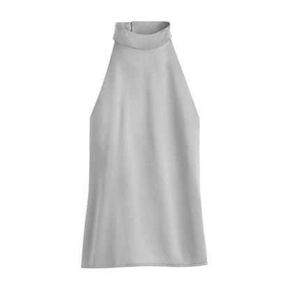 Charmeuse Halter Top