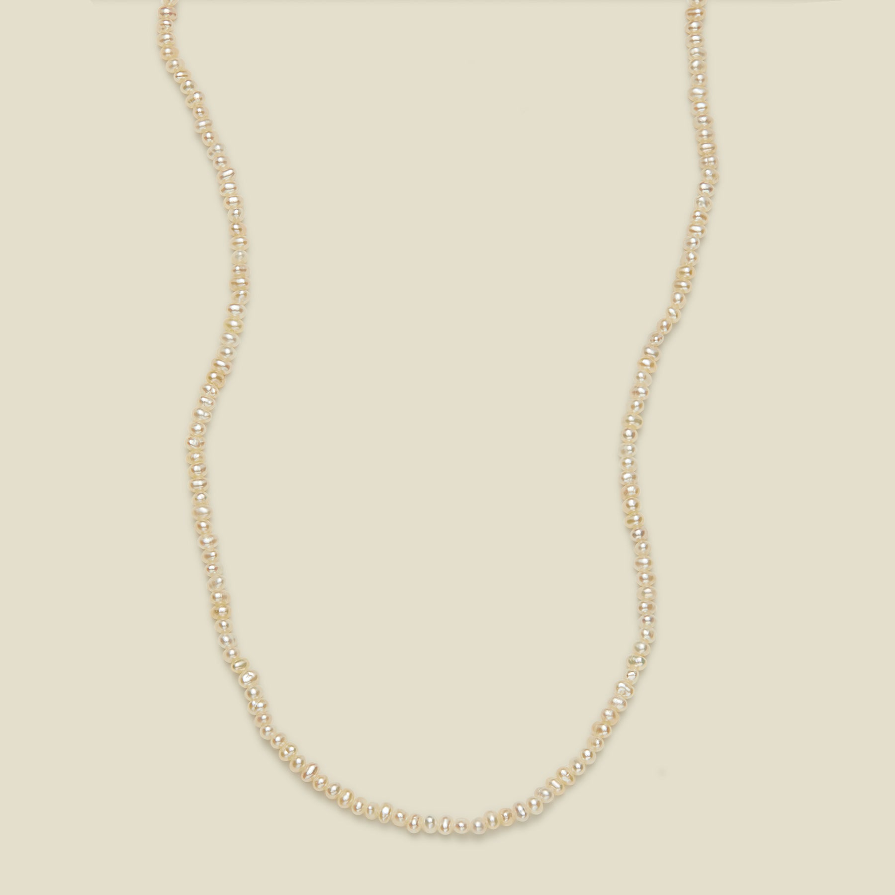 Pearl Strand Choker Necklace