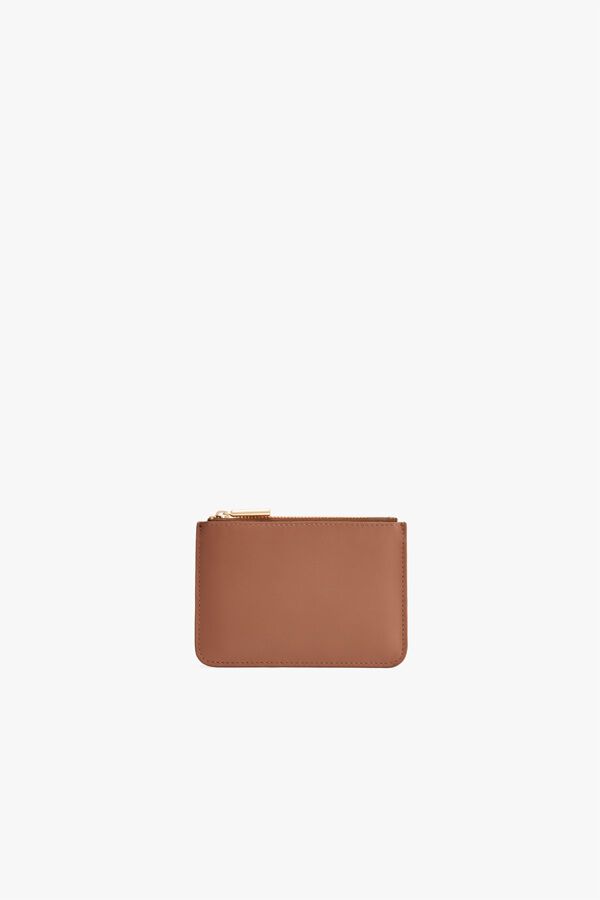 Zero Waste Slim Leather Pouch