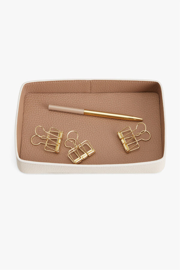Leather Organizer Tray