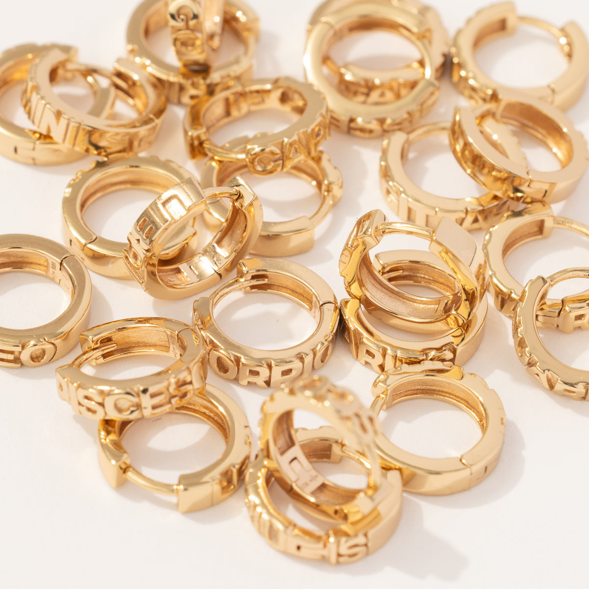 Sagittarius Huggie Hoop Earrings | Final Sale