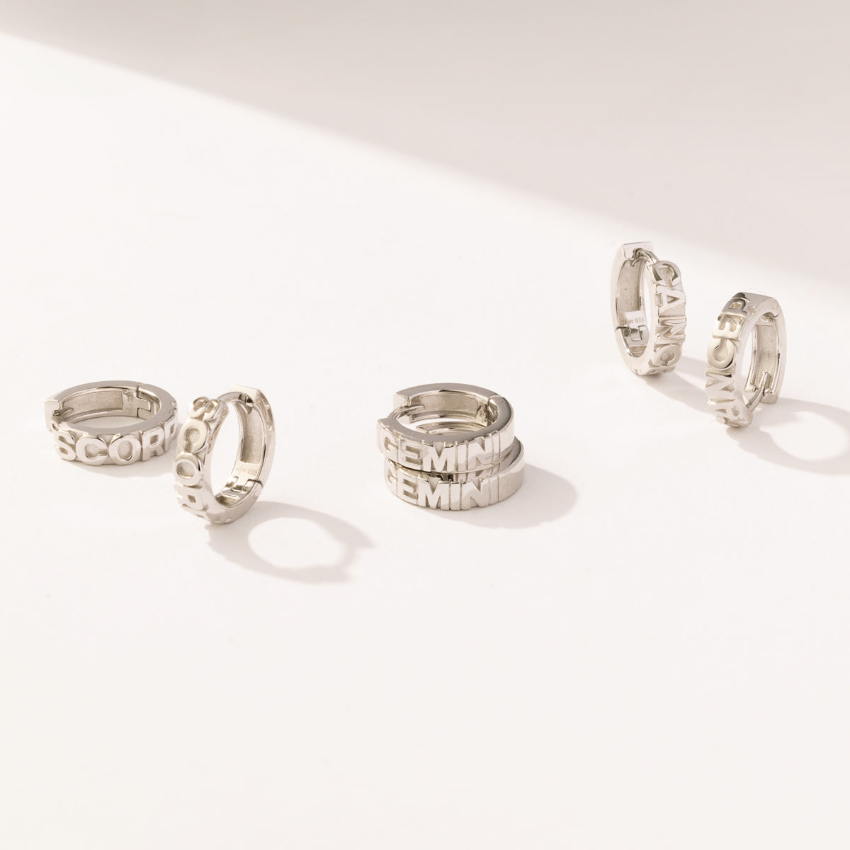 Scorpio Huggie Hoop Earrings | Final Sale