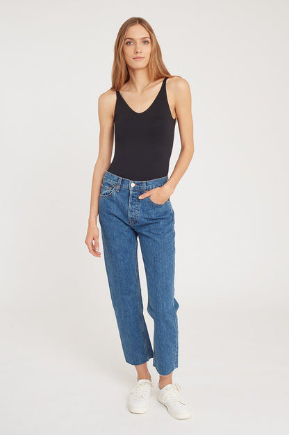Seamless Cross Back Tank Bodysuit