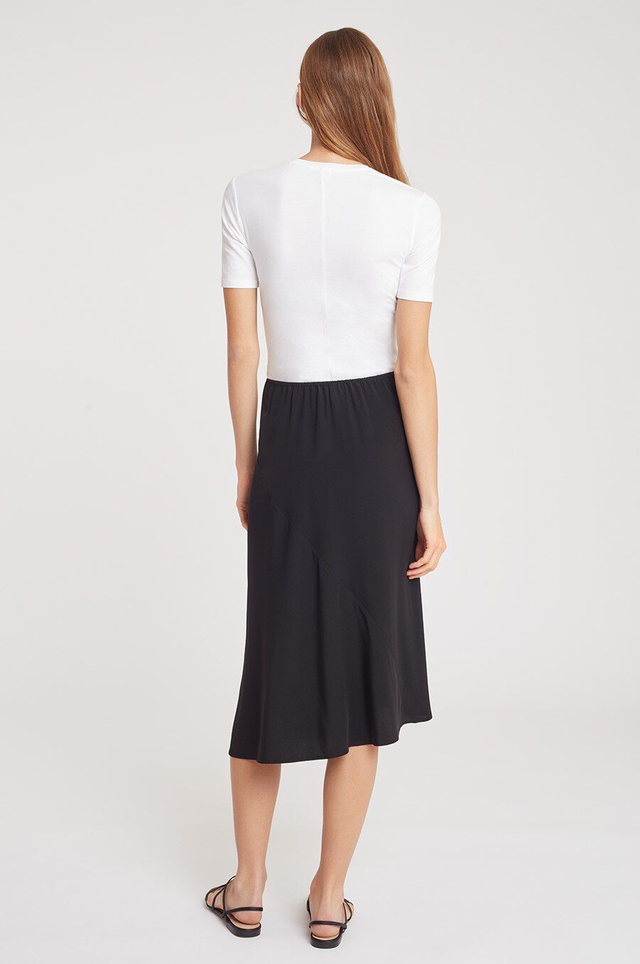 Silk Asymmetrical Skirt
