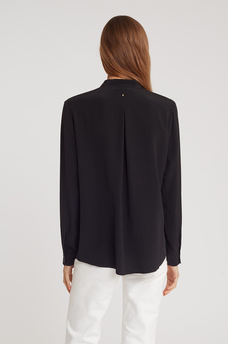 Silk Wrap Blouse