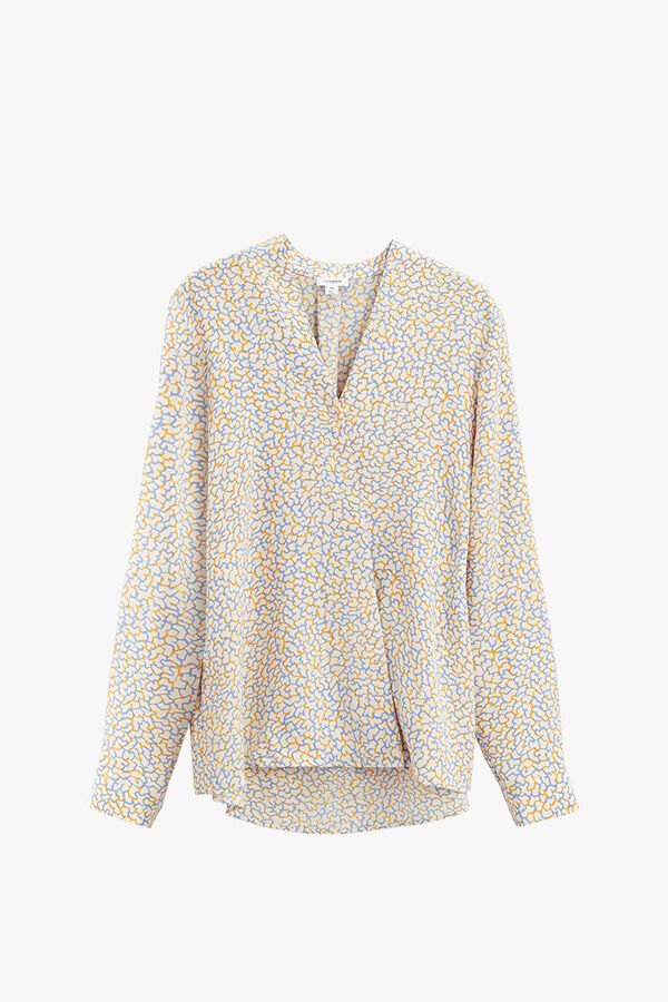 Silk Wrap Blouse
