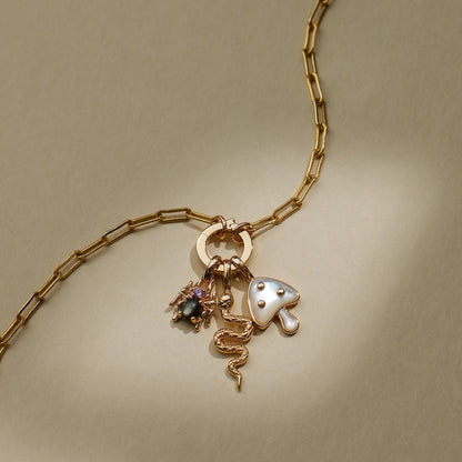 Spider Gemstone Charm | Final Sale