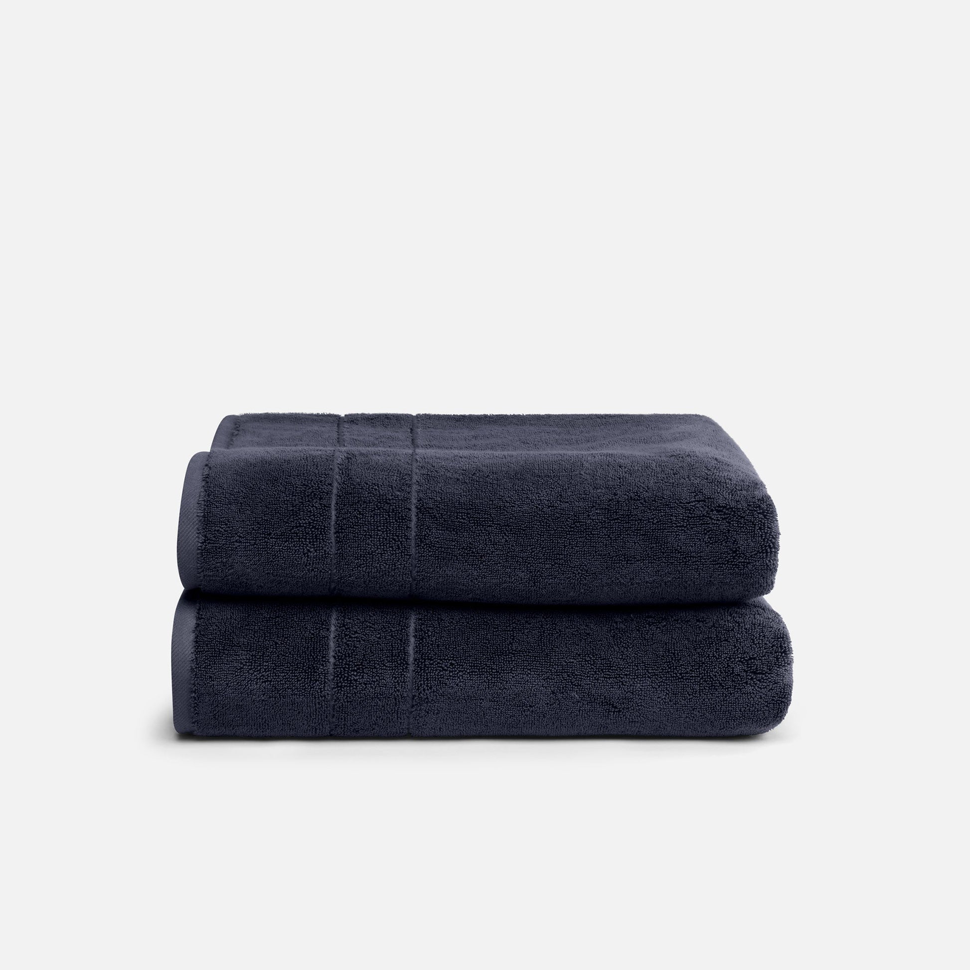 Super-Plush Turkish Cotton Bath Towels Set of 2 - Last Call